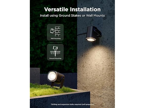 Govee Outdoor Spot Lights 2, IP67 Waterproof Spotlights