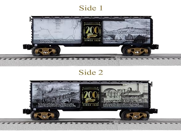 Lionel Stockton and Darlington MUSA O Gauge Boxcar