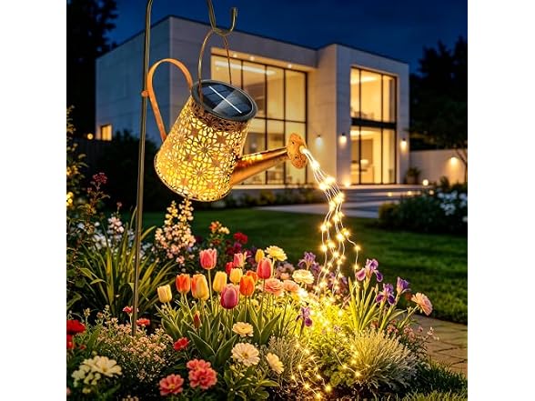 Anordsem Solar Watering Can Lights