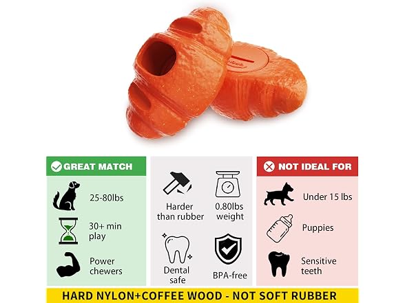 DAMDANLUNO Durable Frozen Dog Chew Toy