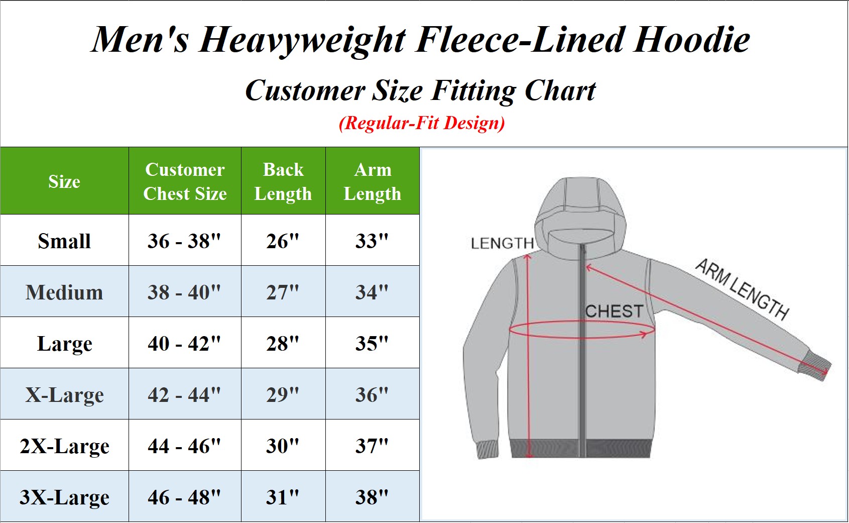 Mens Heavyweight Fleece-Lined Tech Zip Hoodie - Gallery 18