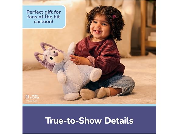 GUND Bluey Official Oh So Snuggly Bluey 12.5-Inch