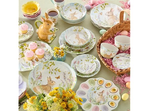 Easter Meadow 14x10.5-Inch Oval Serving Platter