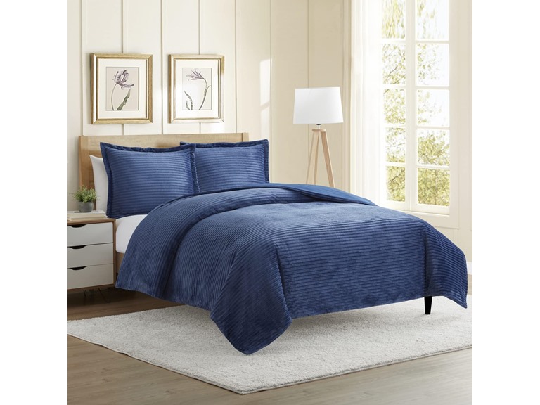 Hearth & Harbor Premium Flannel Duvet Cover Set
