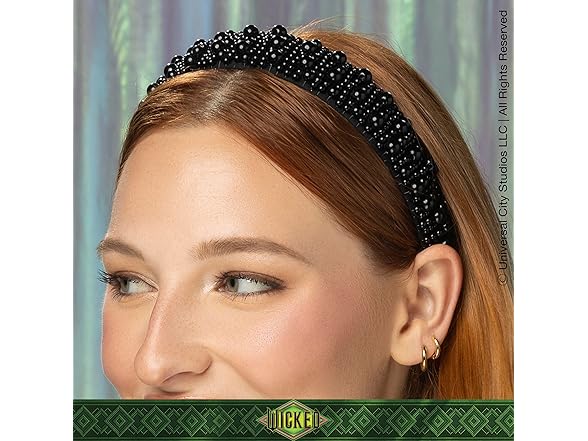 Wicked Elphaba Pearl Headband 