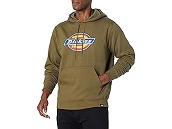 Dickies Mens Fleece Hoodie (Large) Green