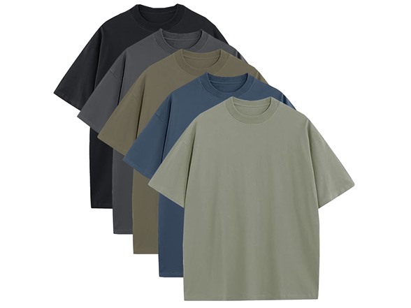 Black - Dark Grey - Blue - Light Brown - Olive