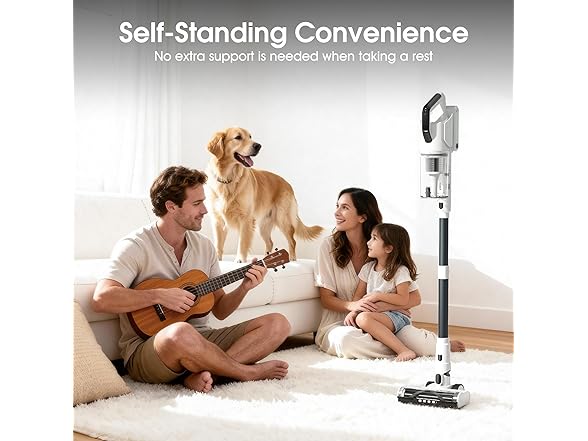 Klarpul 600W 50KPA Cordless Vacuum Cleaner