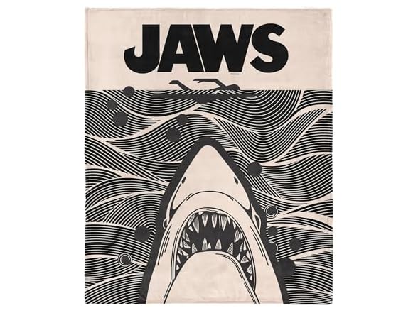 Northwest Jaws Duotone Throw Blanket 50"x60"