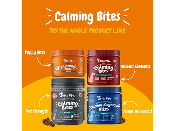 Zesty Paws Calming Chews Dogs 90ct
