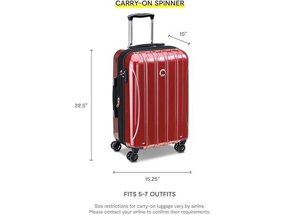 DELSEY PARIS Hardside Luggage Spin Wheels