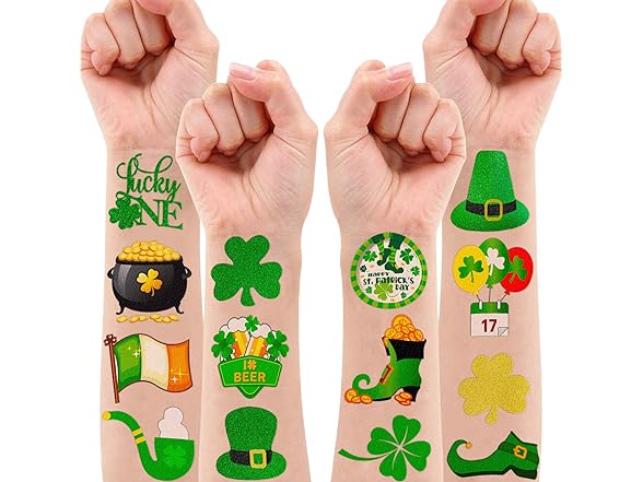 St.Patricks Day Temporary Tattoos
