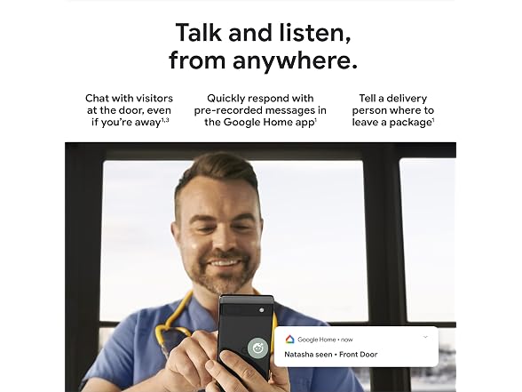Google Nest Google Nest Doorbell (Wired, 2nd Gen) Snow
