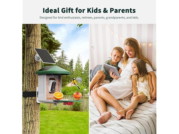 HARYMOR Bird Feeder with Camera