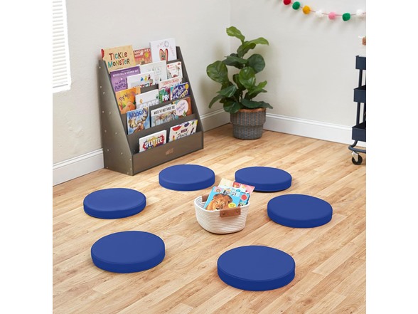 ECR4Kids SoftZone Round Floor Cushions