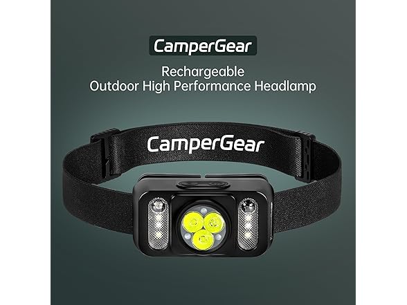 Headlamp Rechargeable with Red Light