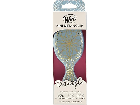Wet Brush Squirt Detangler Hair Brushes - Lagoon, Geo