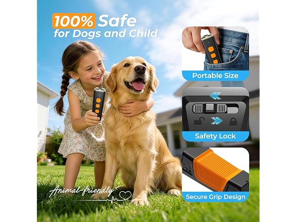LQYDQSC Ultrasonic Dog Bark Deterrent
