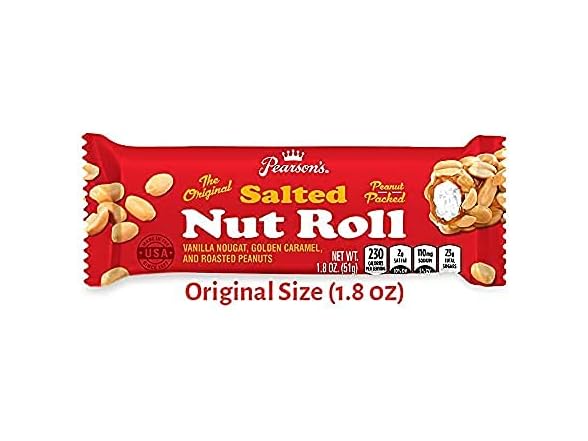 24PK Pearson's Original Salted Nut Roll | Peanut