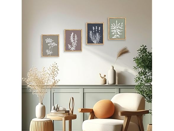 Boho Wall Art Set of 4