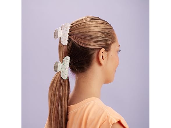 Goody Luxe Midi Floral Prints Claw Clips