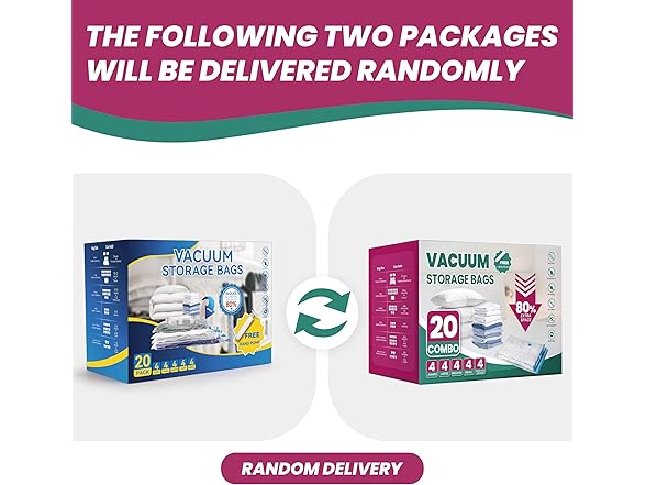 InfiniPower Vacuum Storage Bags 20Pk