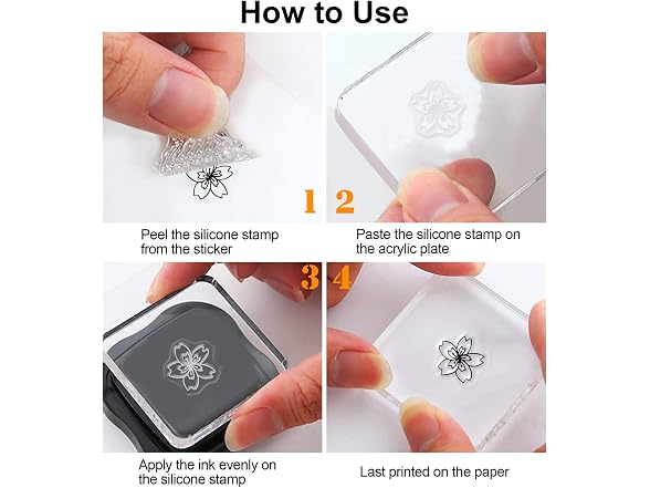 GLOBLELAND Bird Clear Stamps Silicone Stamp