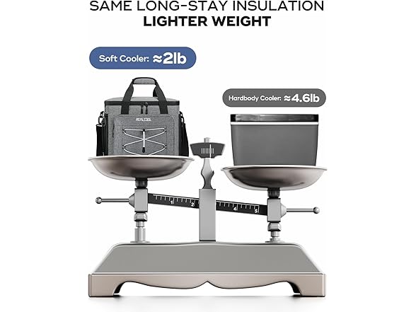 RealCool Soft Cooler Bag 35 Can Lunch Box