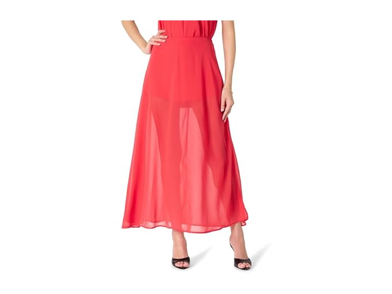 The Drop Women Dierdre Sheer Maxi Skirt