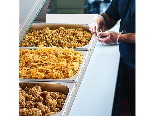WILPREP 3-Pan Commercial Food Warmer