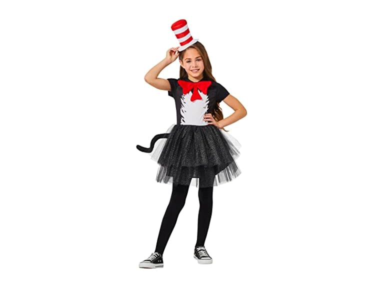 InSpirit Designs Dr. Seuss Kids Cat in the Hat Dress M