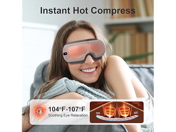 Eye Massager with Heat and Compress