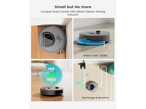 Lefant M330 Pro Robot Vacuum and Mop