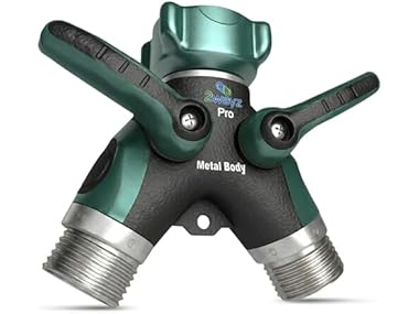$20.99, Was $49.99, 58% Off! 2wayz Hose Splitter 2 Way Heavy Duty Faucet Connector dealfomo