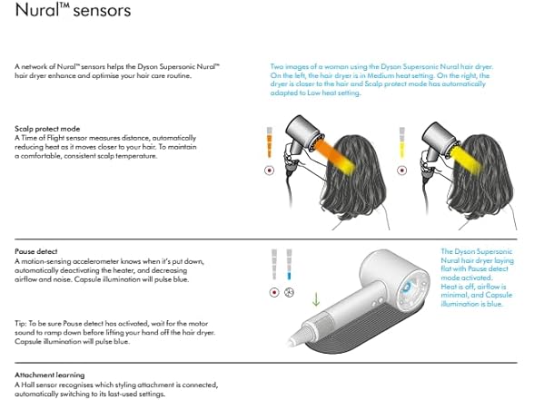 (NEW) Dyson Supersonic Nural™ Hair Dryer w/ Case