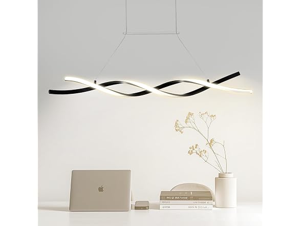 Modern Chandelier Light Fixtures, 24W, Dimmable