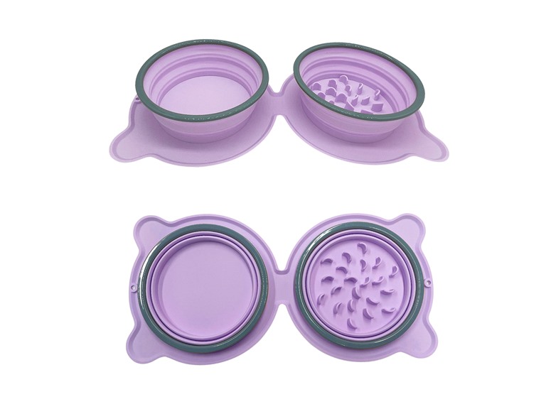 3P Experts 3PX-PETBOWL-PRP Folding Silicone Pet - Water a
