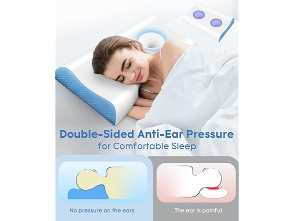 Tskuiqi Cervical Pillow for Neck Pain