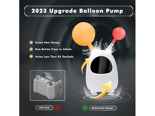 Balloon Pump Electric, SPLAKS Balloons Inflator Air Pump