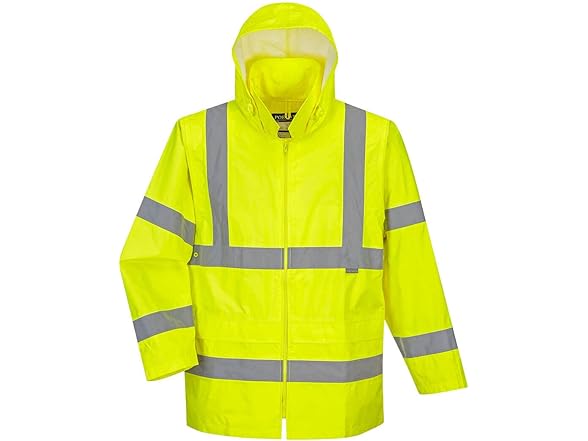 Portwest Hi-Vis Rain Jacket Viz Insulat