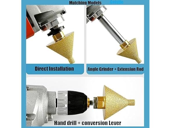 loutlo AAP-Tool-316 (2 Pack) Diamond Beveling