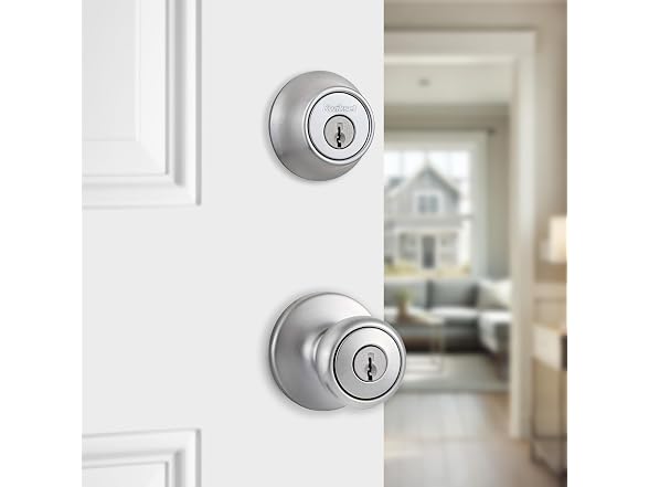 Tylo Front Door Knob & Deadbolt Set