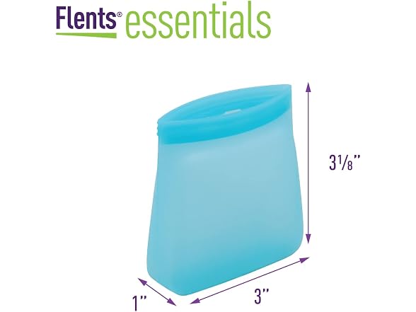 Flents Silicone Travel Pouches 2 Pack