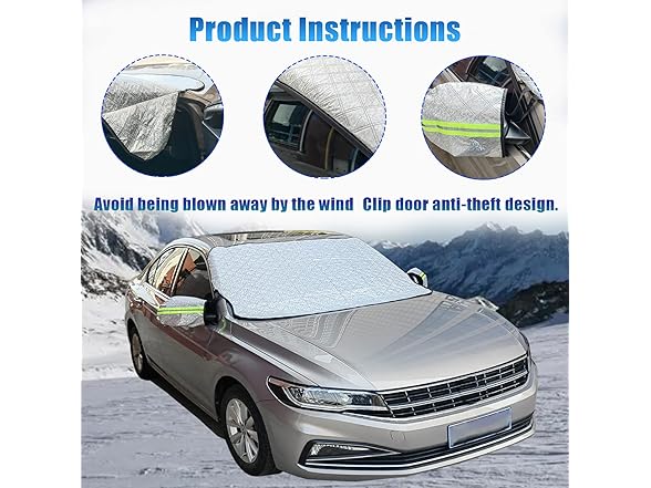 TEMI Car Windshield Cover