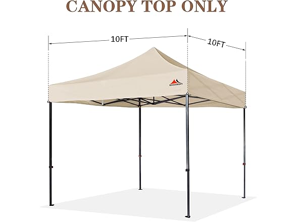 SCOCANOPY Commercial 10x10 Canopy Replacement Top
