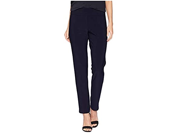 Krazy Larry P21 Microfiber Straight Leg Pant - White Stretch Slacks Trousers