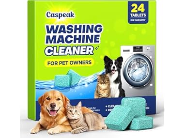 $11.99, Was $24.98, 52% Off! Caspeak Washing Machine Cleaner Tablets dealfomo