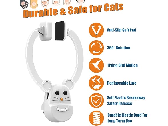 INKZOO Interactive Hanging Cat Toy - Gallery 4