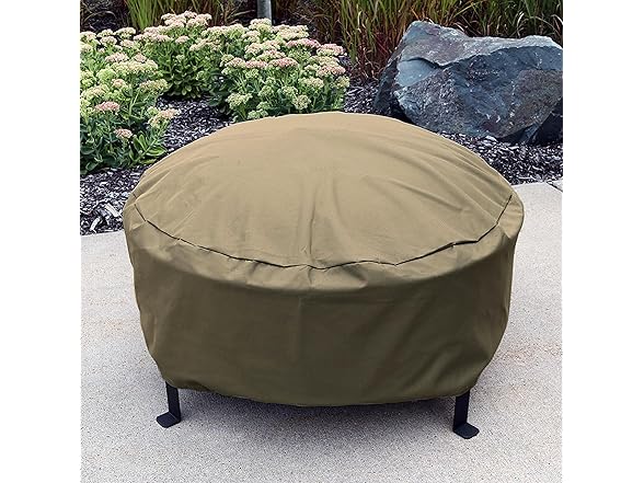 Sunnydaze Weather-Resistant Round Fire Pit Cover
