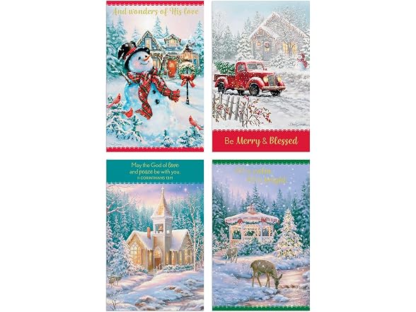DaySpring Dona Gelsinger Christmas Cards 60pk